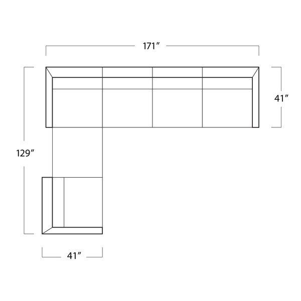 Oslo 6 Piece Sectional (Oyster)